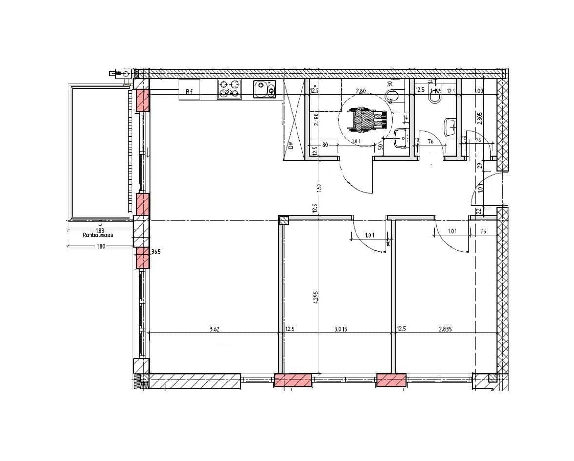Prenájom bytu 3-izbový 83 m², Hauptstraße 3, Ried, Bavorsko Prenájom bytu 3-izbový 83 m², Hauptstraße 3, Ried, Bavorsko