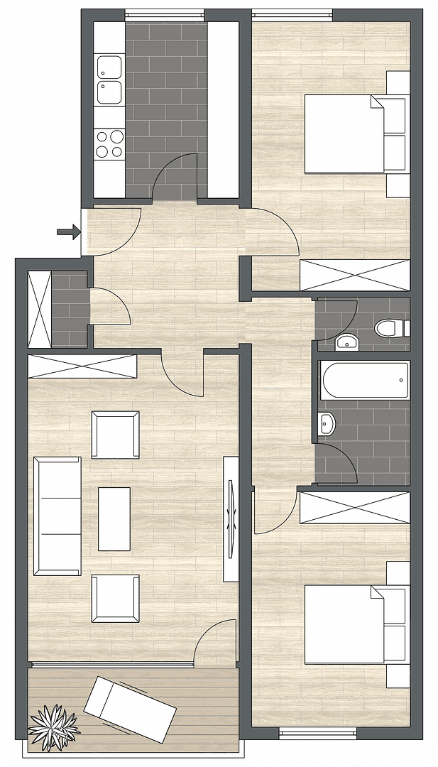Predaj bytu 3-izbový 79 m², Leonberg, Bádensko-Wurttembersko Predaj bytu 3-izbový 79 m², Leonberg, Bádensko-Wurttembersko
