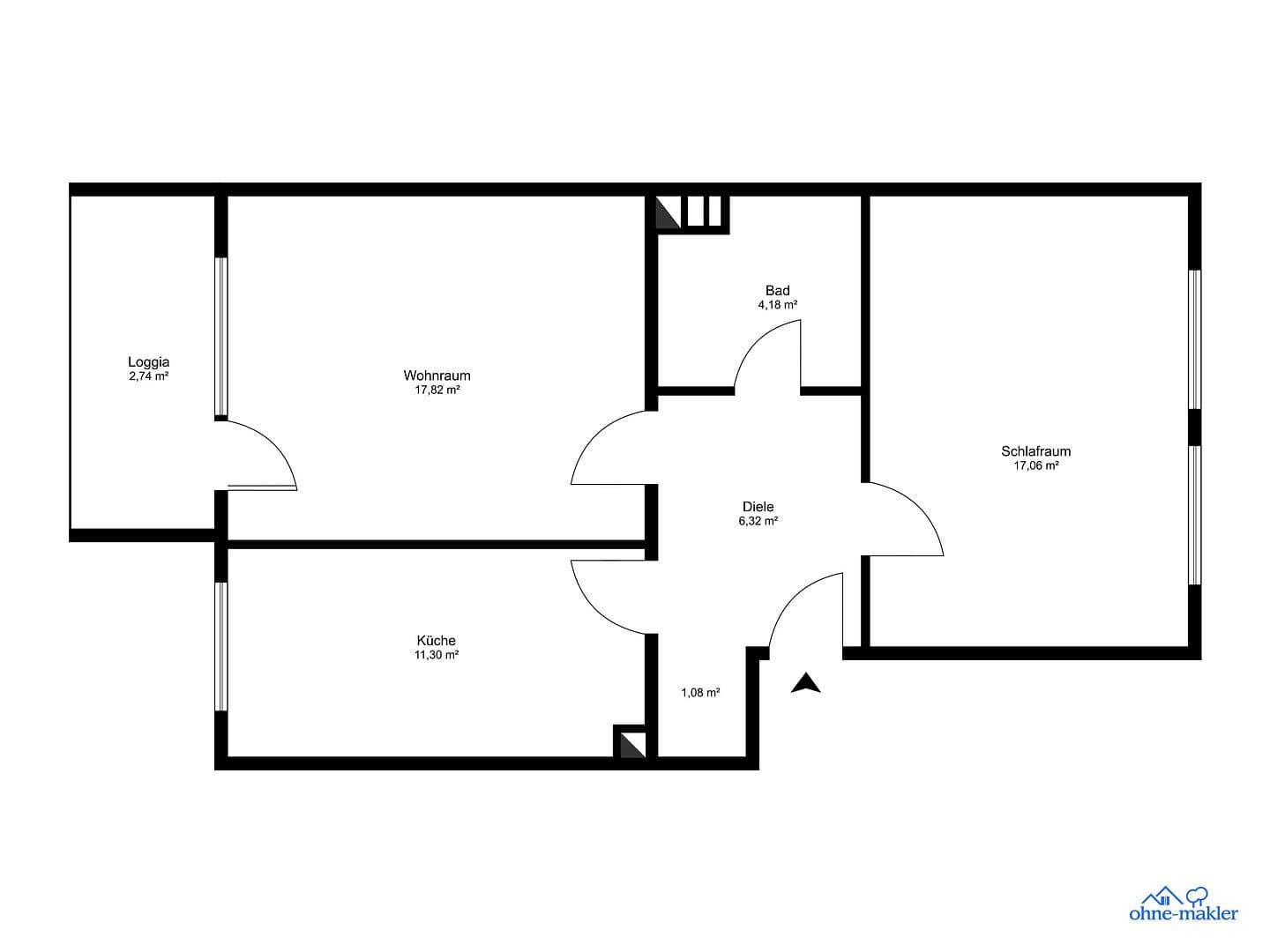 Prenájom bytu 2-izbový 61 m², Schlangenwallstraße 5, Gelsenkirchen, Severné Porýnie - Westfálsko Prenájom bytu 2-izbový 61 m², Schlangenwallstraße 5, Gelsenkirchen, Severné Porýnie - Westfálsko