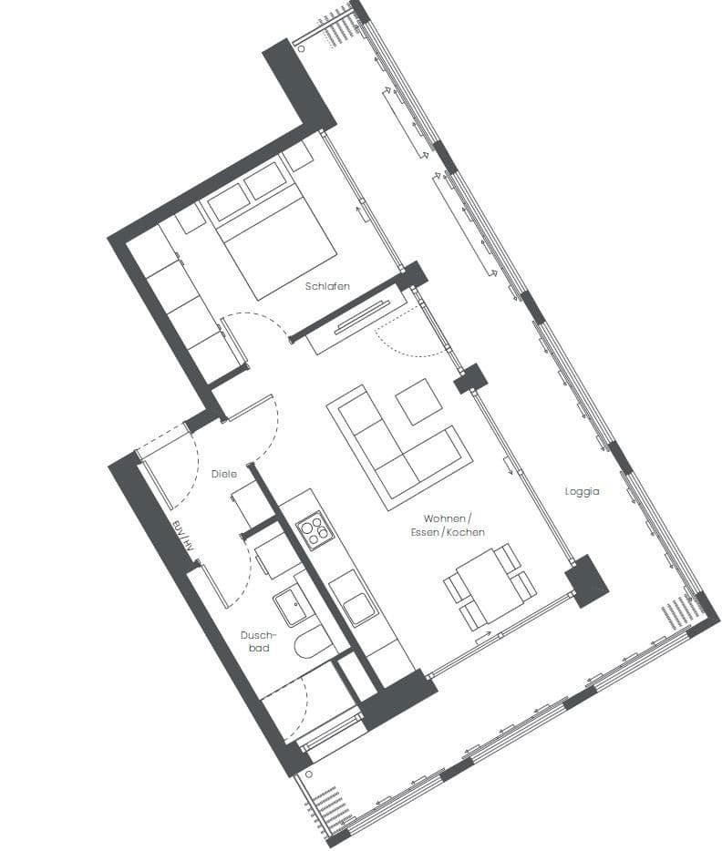 Prenájom bytu 2-izbový 56 m², Hermine-von-Parish-Str. 43, München, Bavorsko Prenájom bytu 2-izbový 56 m², Hermine-von-Parish-Str. 43, München, Bavorsko