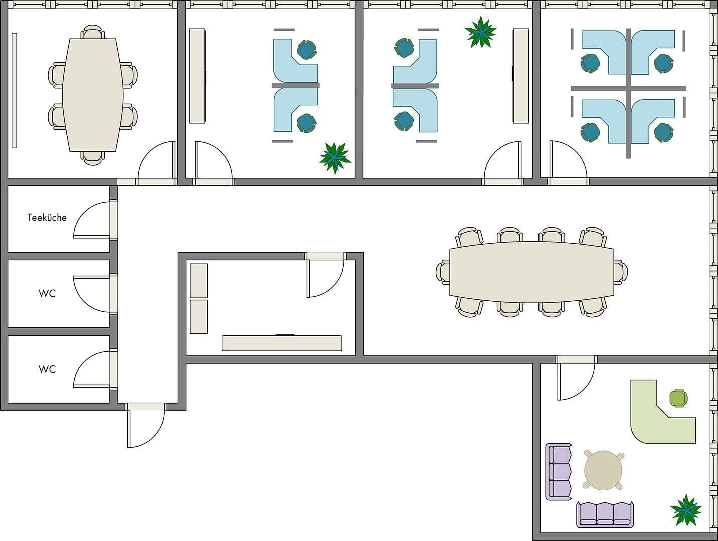 Prenájom kancelárie 230 m², Porschestrasse 2, Fellbach, Bádensko-Wurttembersko Prenájom kancelárie 230 m², Porschestrasse 2, Fellbach, Bádensko-Wurttembersko