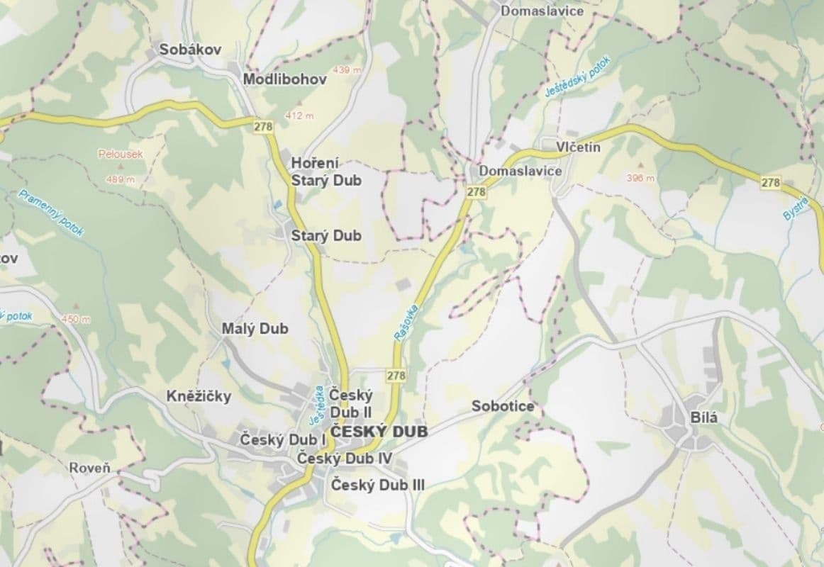 Predaj pozemku 2.385 m², Český Dub, Liberecký kraj Predaj pozemku 2.385 m², Český Dub, Liberecký kraj