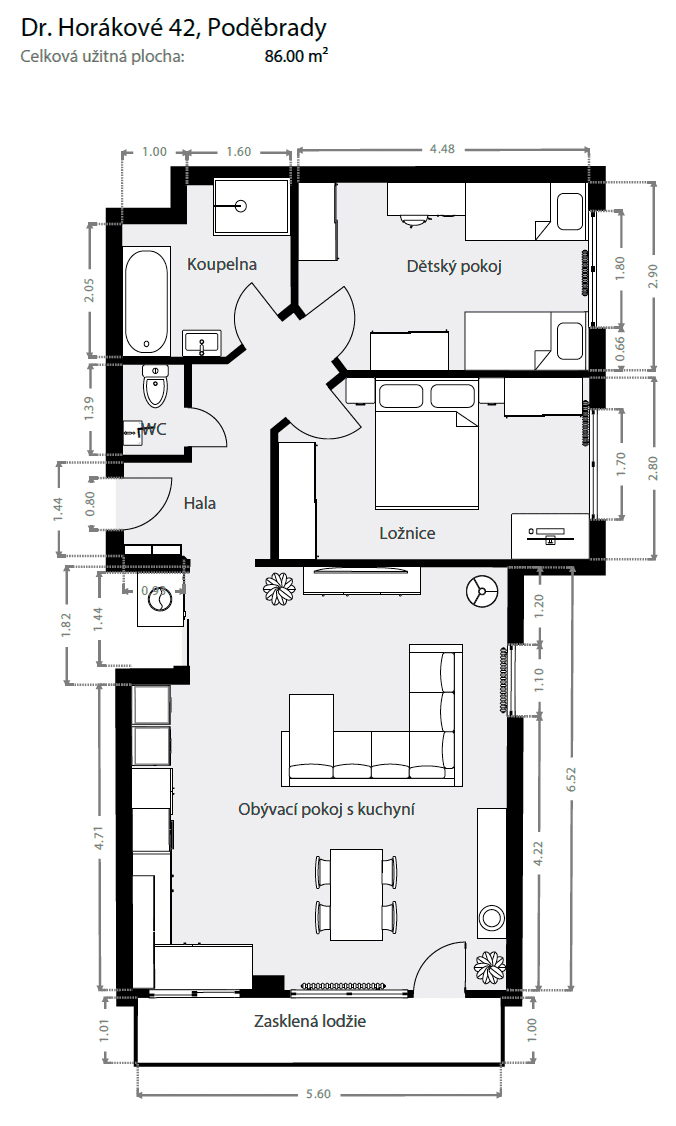 Predaj bytu 3-izbový 86 m², Dr. Horákové, Poděbrady, Středočeský kraj Predaj bytu 3-izbový 86 m², Dr. Horákové, Poděbrady, Středočeský kraj