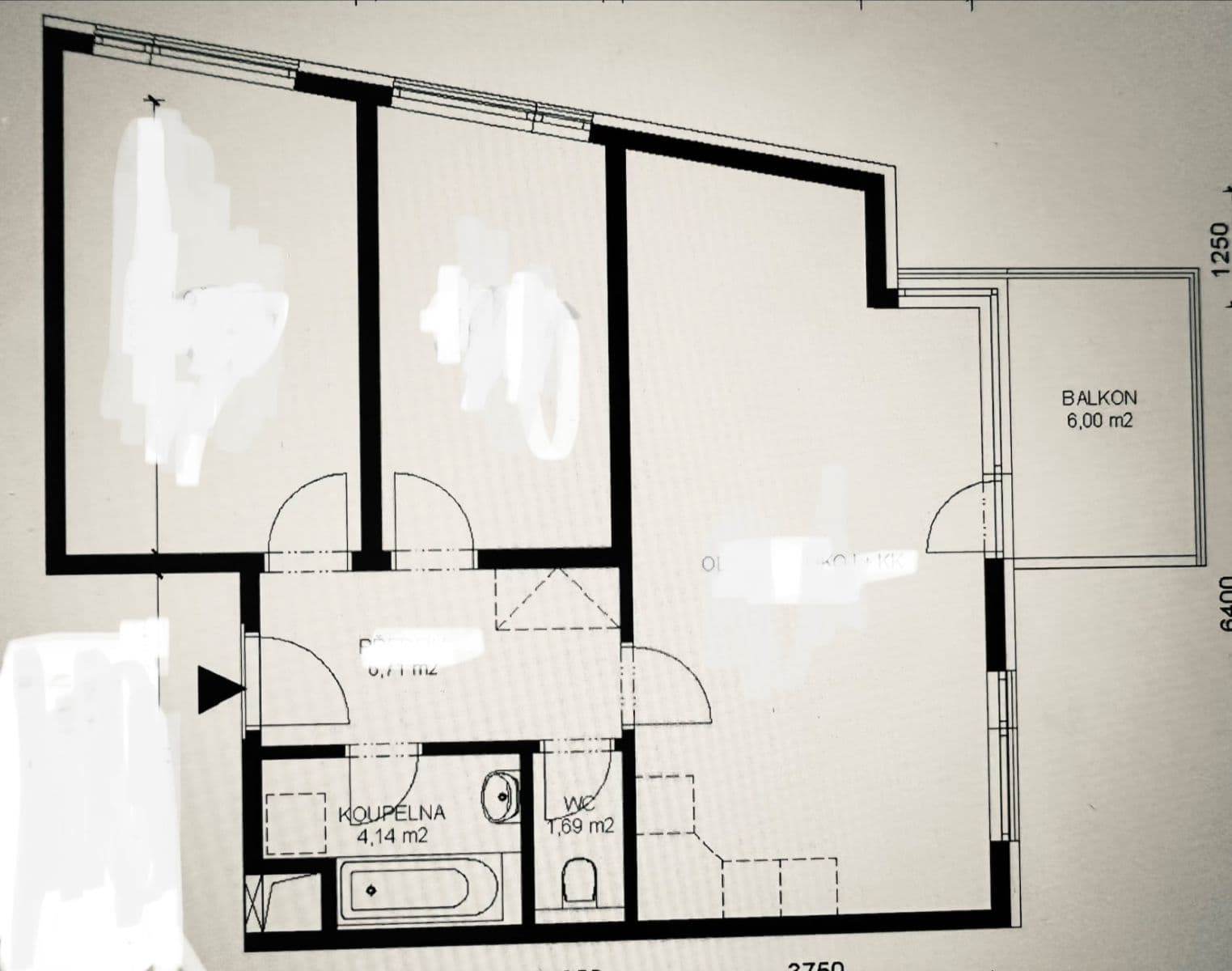 Prenájom bytu 3-izbový 76 m², Pod Kavalírkou, Praha, Praha Prenájom bytu 3-izbový 76 m², Pod Kavalírkou, Praha, Praha