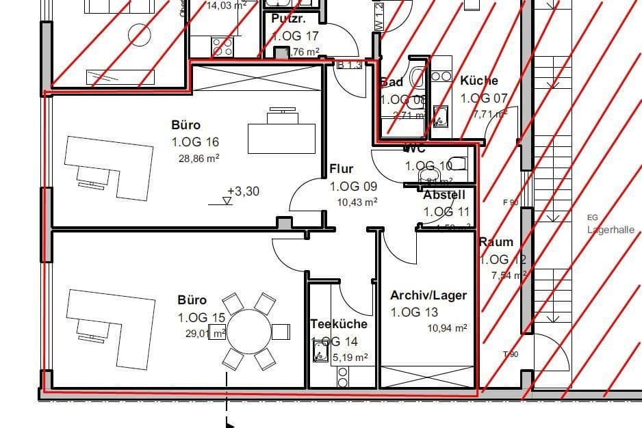 Prenájom kancelárie 88 m², Humbserstr.22, Fürth, Bavorsko Prenájom kancelárie 88 m², Humbserstr.22, Fürth, Bavorsko