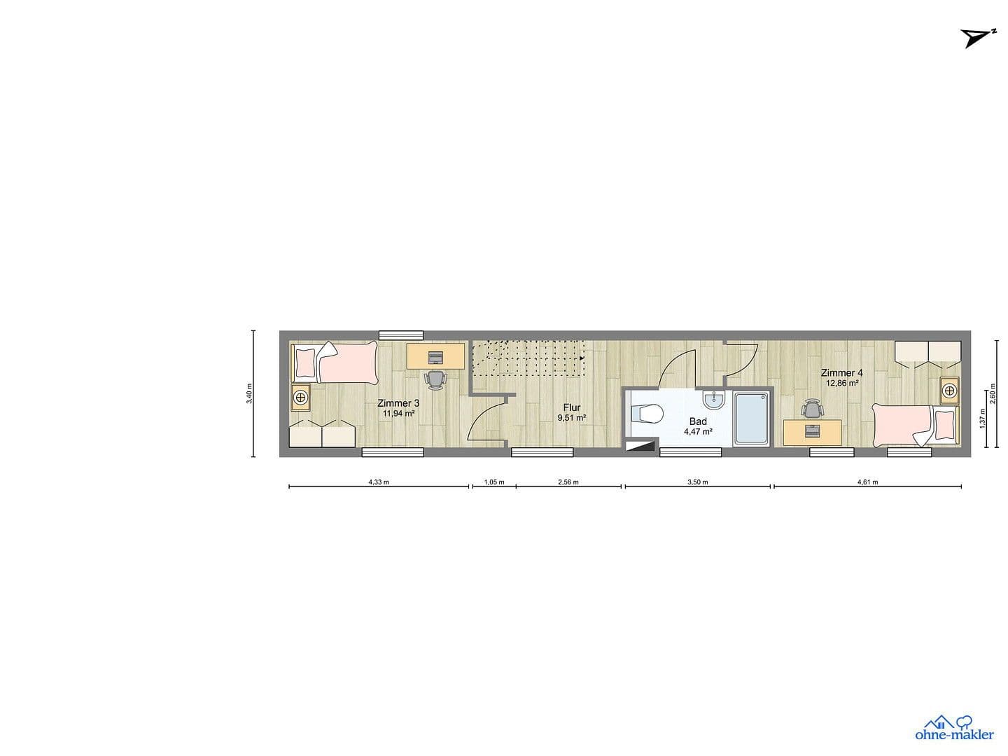 Prenájom bytu 5-izbový 140 m², Greifswald, Meklenbursko-Predpomoransko Prenájom bytu 5-izbový 140 m², Greifswald, Meklenbursko-Predpomoransko