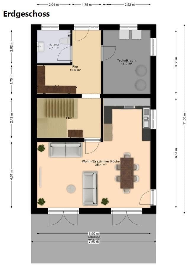 Predaj domu 160 m², pozemek 325 m², Am Steinriesel 11, Altenmünster, Bavorsko Predaj domu 160 m², pozemek 325 m², Am Steinriesel 11, Altenmünster, Bavorsko