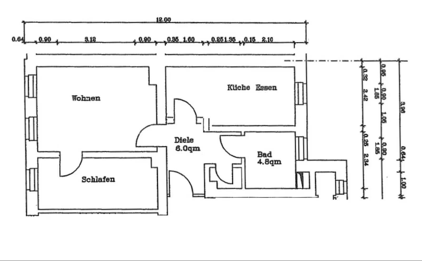 Prenájom bytu 2-izbový 53 m², Stadtlerstraße 15, Chemnitz, Sasko Prenájom bytu 2-izbový 53 m², Stadtlerstraße 15, Chemnitz, Sasko