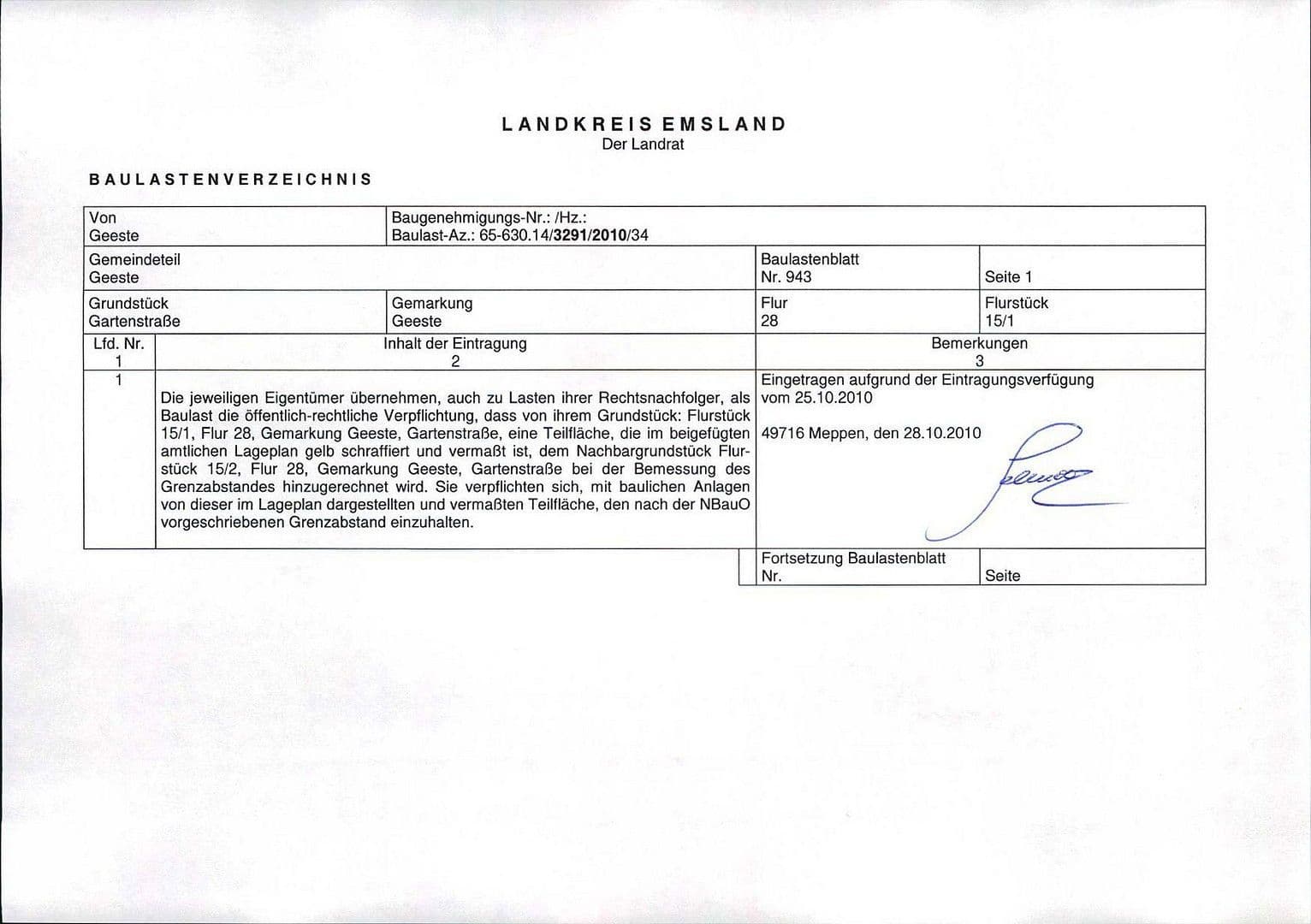 Predaj pozemku 1.268 m², Geeste, Dolné Sasko Predaj pozemku 1.268 m², Geeste, Dolné Sasko