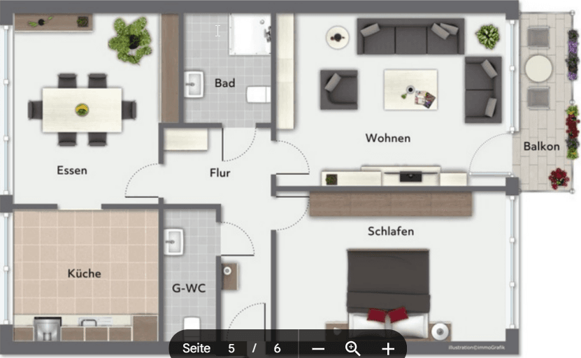 Prenájom bytu 3-izbový 91 m², Trier, Porýnie-Falcko Prenájom bytu 3-izbový 91 m², Trier, Porýnie-Falcko