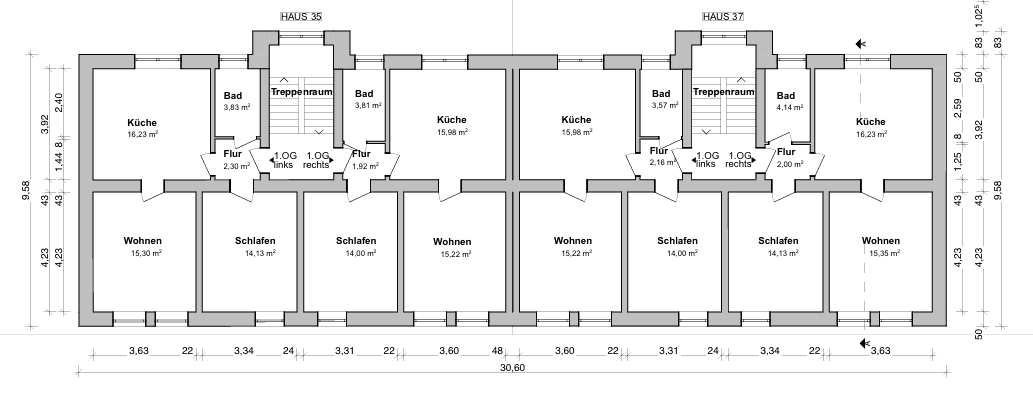 Prenájom bytu 2-izbový 57 m², Wilhelmstraße 37, Leverkusen, Severné Porýnie - Westfálsko Prenájom bytu 2-izbový 57 m², Wilhelmstraße 37, Leverkusen, Severné Porýnie - Westfálsko
