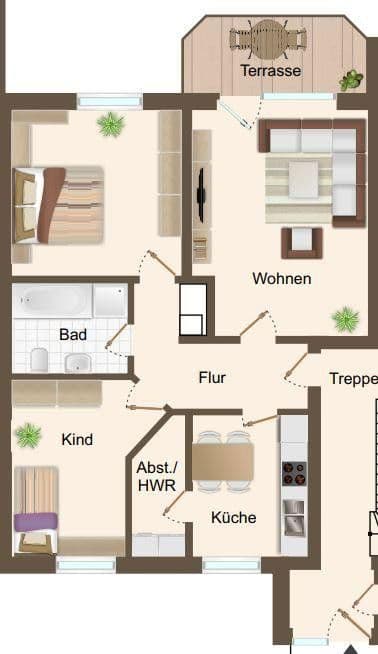 Prenájom bytu 3-izbový 76 m², Von Braunstraße 8, Diepholz, Dolné Sasko Prenájom bytu 3-izbový 76 m², Von Braunstraße 8, Diepholz, Dolné Sasko