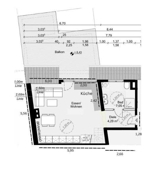 Prenájom bytu 2-izbový 65 m², Ortshofstr. 38-40, Hürth, Severné Porýnie - Westfálsko Prenájom bytu 2-izbový 65 m², Ortshofstr. 38-40, Hürth, Severné Porýnie - Westfálsko
