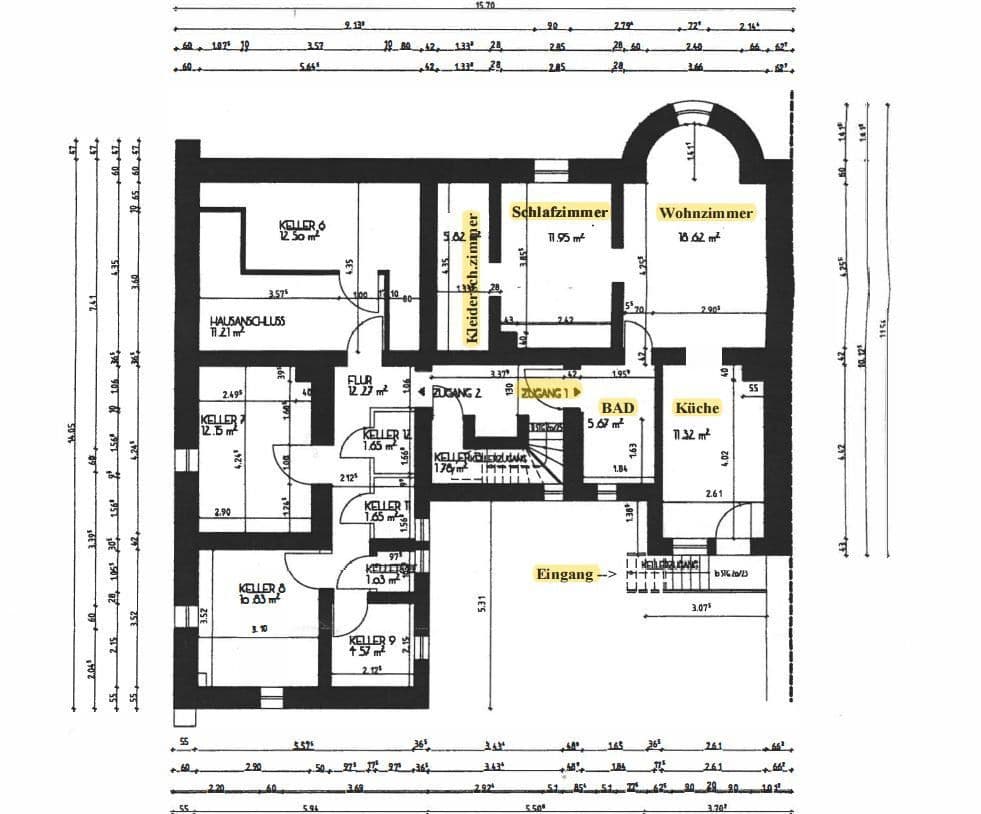 Prenájom bytu 3-izbový 55 m², Hauptstraße 115, Mannheim, Bádensko-Wurttembersko Prenájom bytu 3-izbový 55 m², Hauptstraße 115, Mannheim, Bádensko-Wurttembersko