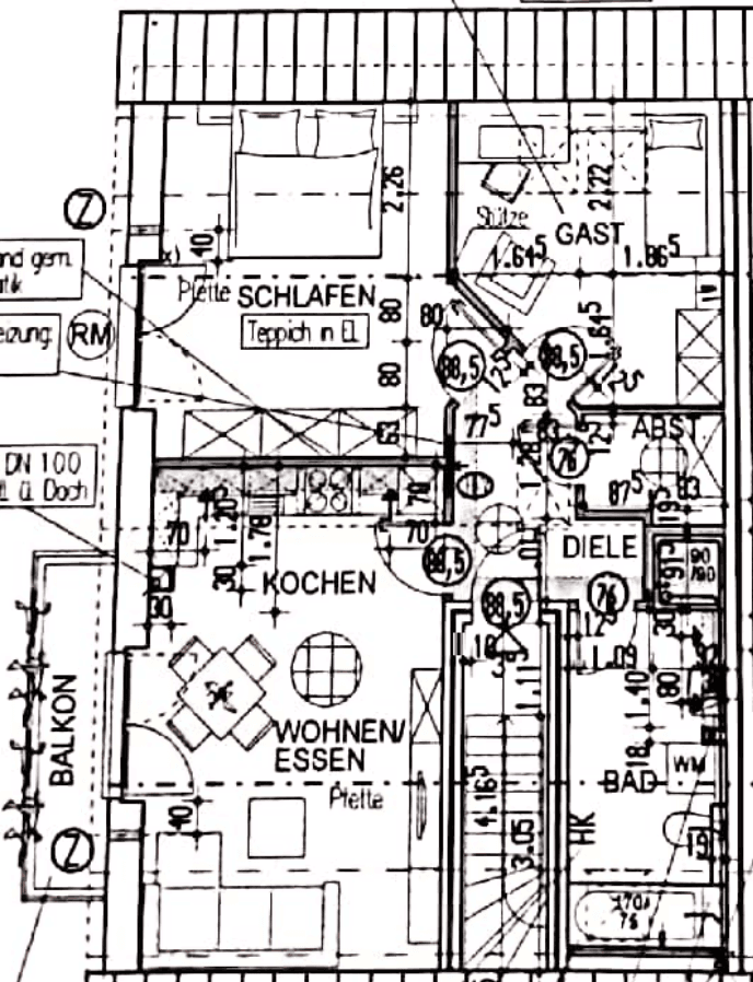 Prenájom bytu 2-izbový 63 m², Hamburg, Hamburg Prenájom bytu 2-izbový 63 m², Hamburg, Hamburg