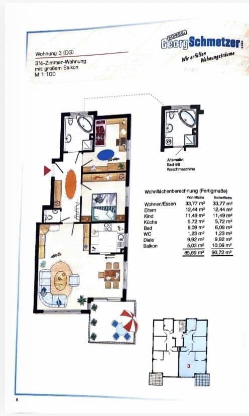 Predaj bytu 3-izbový 86 m², Untergruppenbach, Bádensko-Wurttembersko Predaj bytu 3-izbový 86 m², Untergruppenbach, Bádensko-Wurttembersko
