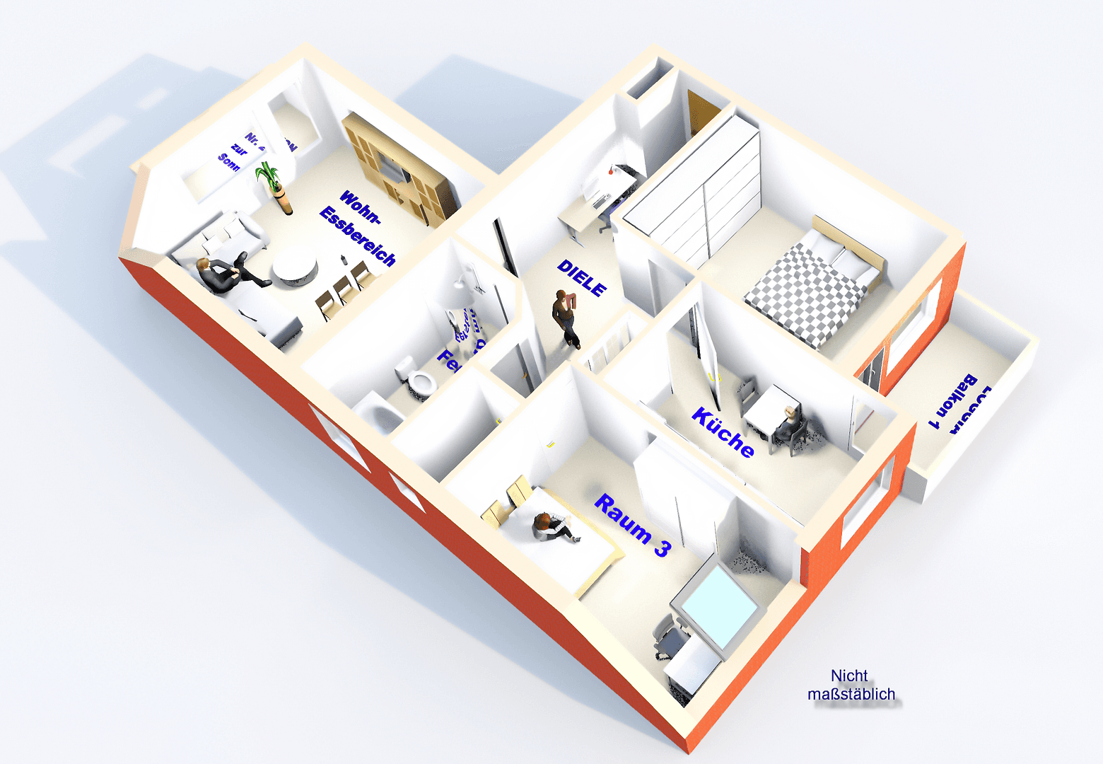 Prenájom bytu 3-izbový 84 m², Bergheim, Severné Porýnie - Westfálsko Prenájom bytu 3-izbový 84 m², Bergheim, Severné Porýnie - Westfálsko