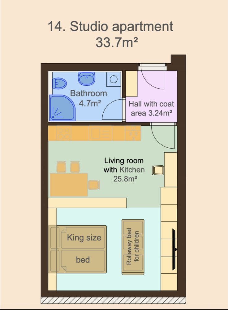 Prenájom bytu 34 m², Zbraslavská, Praha, Praha Prenájom bytu 34 m², Zbraslavská, Praha, Praha