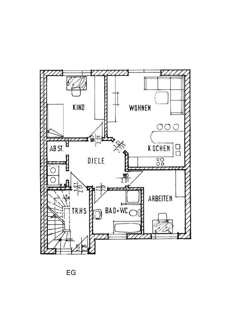 Prenájom domu 140 m², pozemek 240 m², Langenselbold, Hesensko Prenájom domu 140 m², pozemek 240 m², Langenselbold, Hesensko