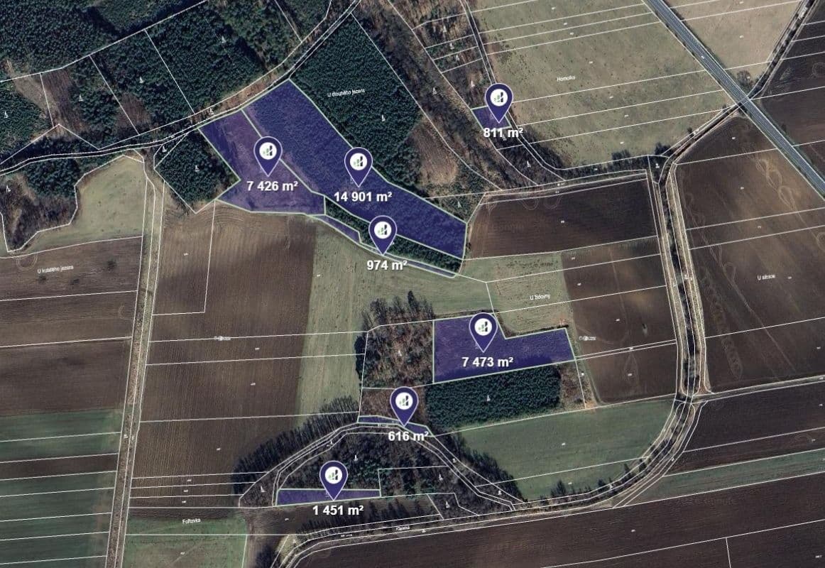 Predaj pozemku 85.678 m², Oseček, Středočeský kraj Predaj pozemku 85.678 m², Oseček, Středočeský kraj