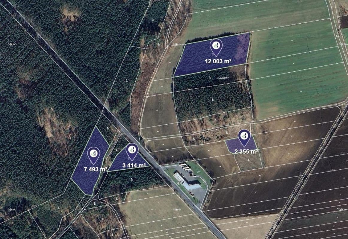 Predaj pozemku 85.678 m², Oseček, Středočeský kraj Predaj pozemku 85.678 m², Oseček, Středočeský kraj