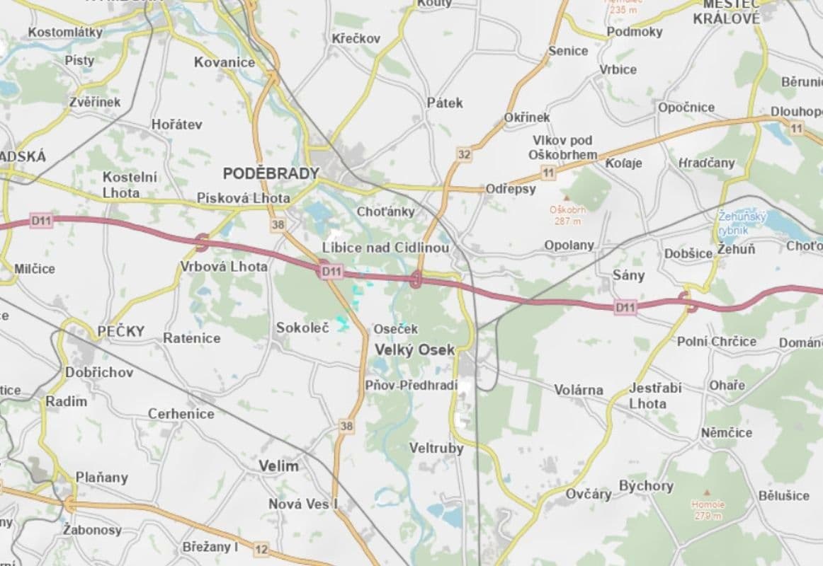 Predaj pozemku 85.678 m², Oseček, Středočeský kraj Predaj pozemku 85.678 m², Oseček, Středočeský kraj