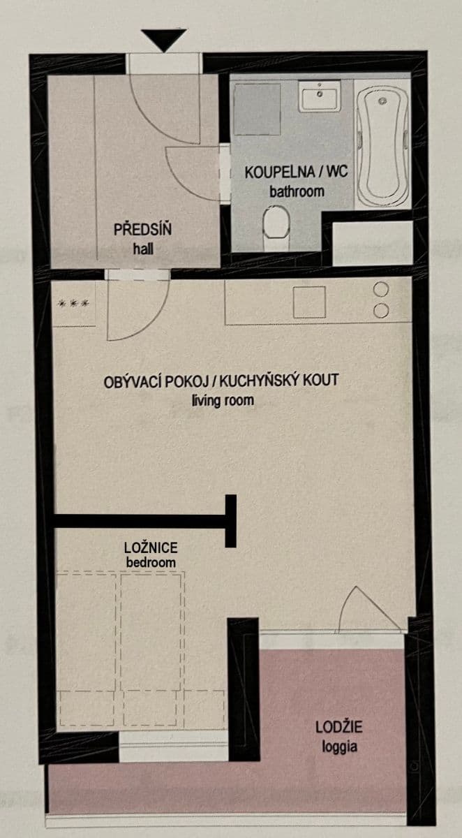 Predaj bytu 2-izbový 38 m², Olgy Havlové, Praha, Praha Predaj bytu 2-izbový 38 m², Olgy Havlové, Praha, Praha