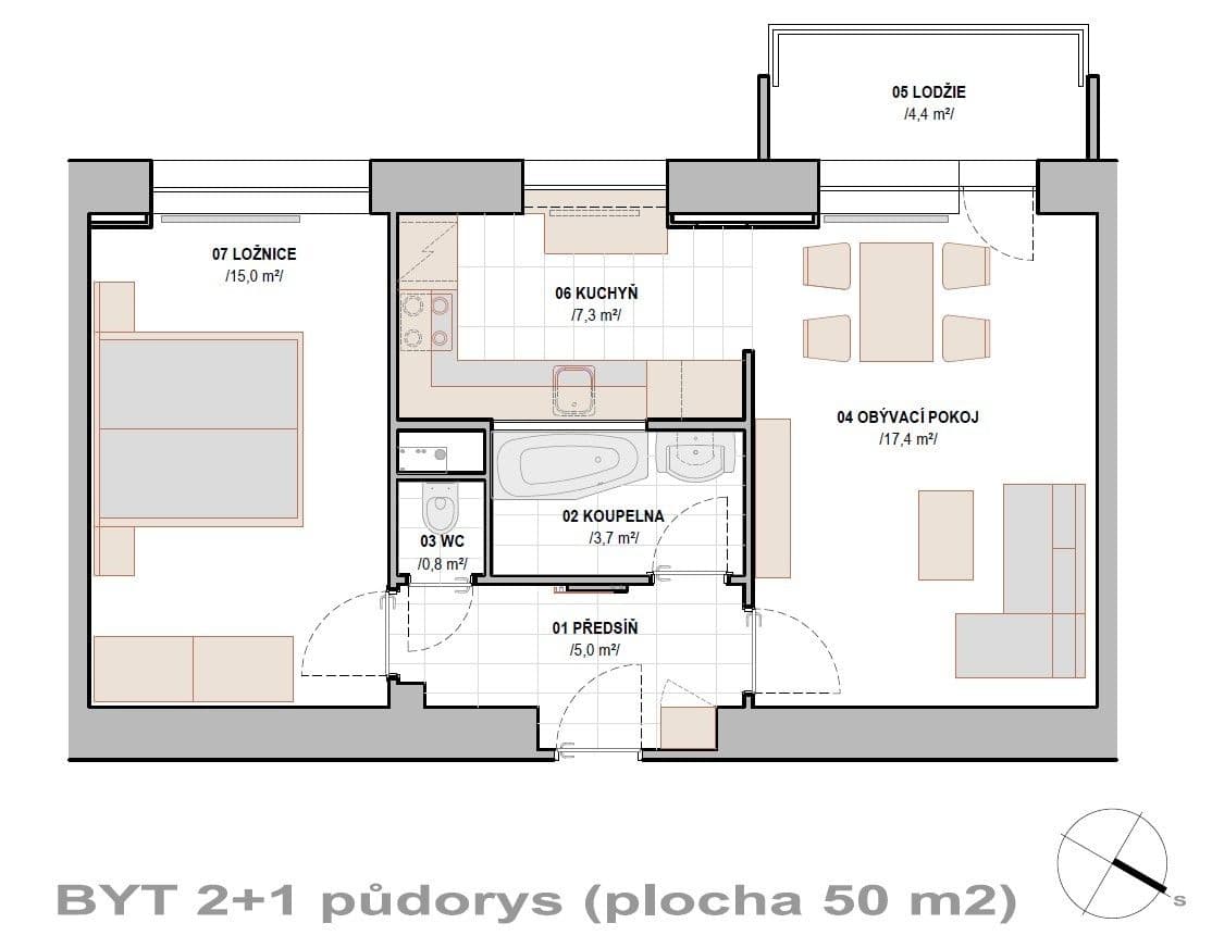 Prenájom bytu 2-izbový 50 m², Karla Pokorného, Ostrava, Moravskoslezský kraj Prenájom bytu 2-izbový 50 m², Karla Pokorného, Ostrava, Moravskoslezský kraj