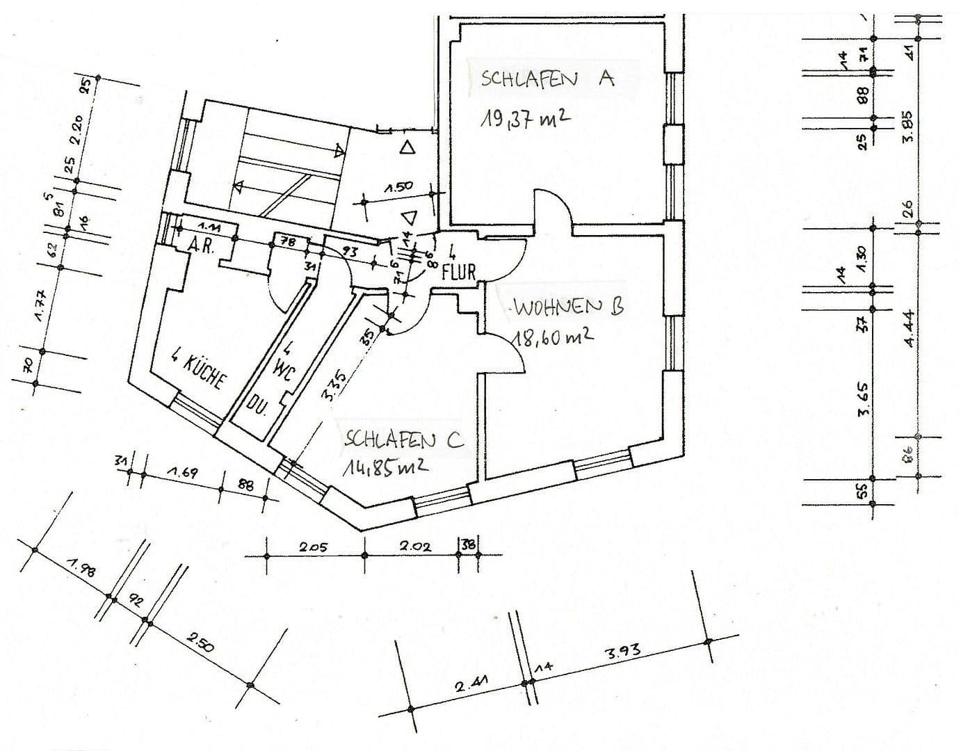 Prenájom bytu 3-izbový 68 m², Kahlertstraße 51, Darmstadt, Hesensko Prenájom bytu 3-izbový 68 m², Kahlertstraße 51, Darmstadt, Hesensko