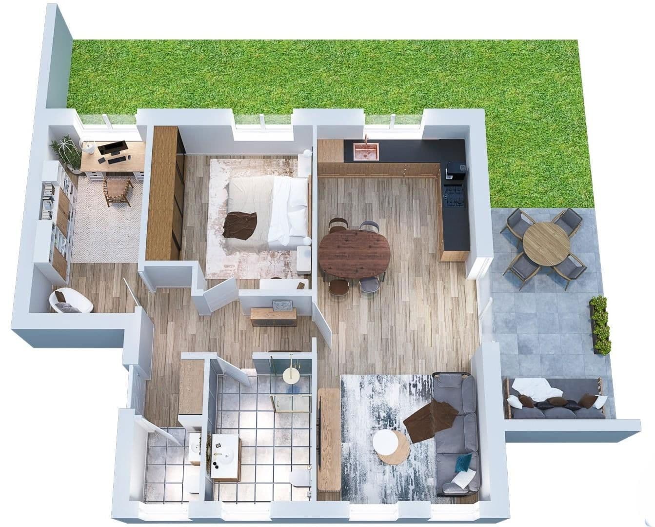 Prenájom bytu 3-izbový 87 m², Berliner Straße 32, Nordhorn, Dolné Sasko Prenájom bytu 3-izbový 87 m², Berliner Straße 32, Nordhorn, Dolné Sasko
