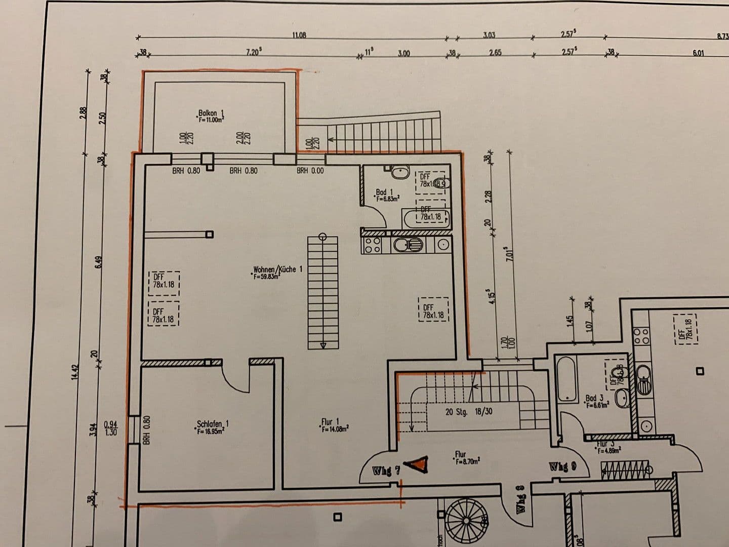Prenájom bytu 3-izbový 128 m², Berliner Straße 90, Strausberg, Brandenbursko Prenájom bytu 3-izbový 128 m², Berliner Straße 90, Strausberg, Brandenbursko
