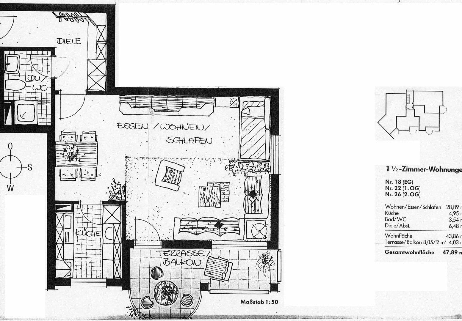 Prenájom bytu 1-izbový 48 m², Werderstraße 168, Heilbronn, Bádensko-Wurttembersko Prenájom bytu 1-izbový 48 m², Werderstraße 168, Heilbronn, Bádensko-Wurttembersko