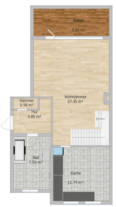 Prenájom bytu 2-izbový 72 m², Jänickendorfer Straße 50, Steinhöfel, Brandenbursko Prenájom bytu 2-izbový 72 m², Jänickendorfer Straße 50, Steinhöfel, Brandenbursko
