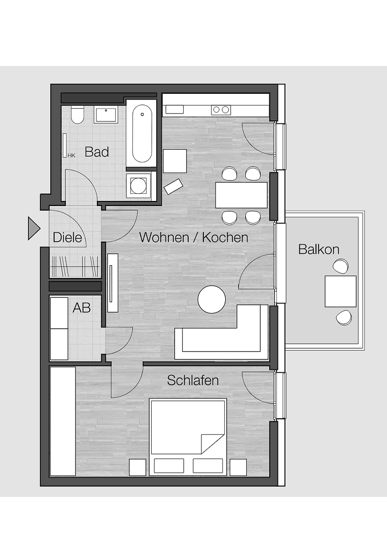 Prenájom bytu 2-izbový 53 m², Paul-Heyse-Str 31a, München, Bavorsko Prenájom bytu 2-izbový 53 m², Paul-Heyse-Str 31a, München, Bavorsko