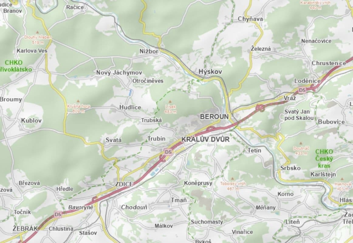 Predaj pozemku 20.404 m², Hudlice, Středočeský kraj Predaj pozemku 20.404 m², Hudlice, Středočeský kraj