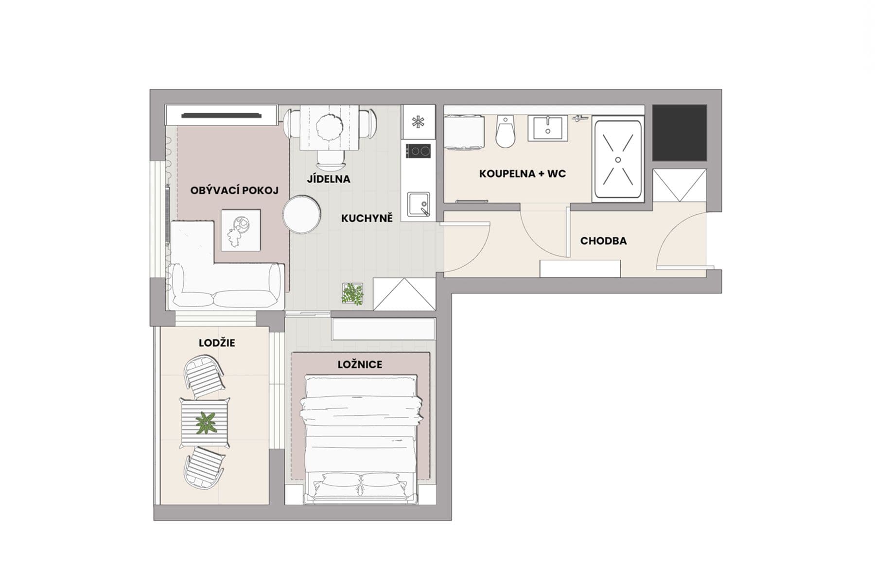 Predaj bytu 2-izbový 30 m², Pod Harfou, Praha, Praha Predaj bytu 2-izbový 30 m², Pod Harfou, Praha, Praha