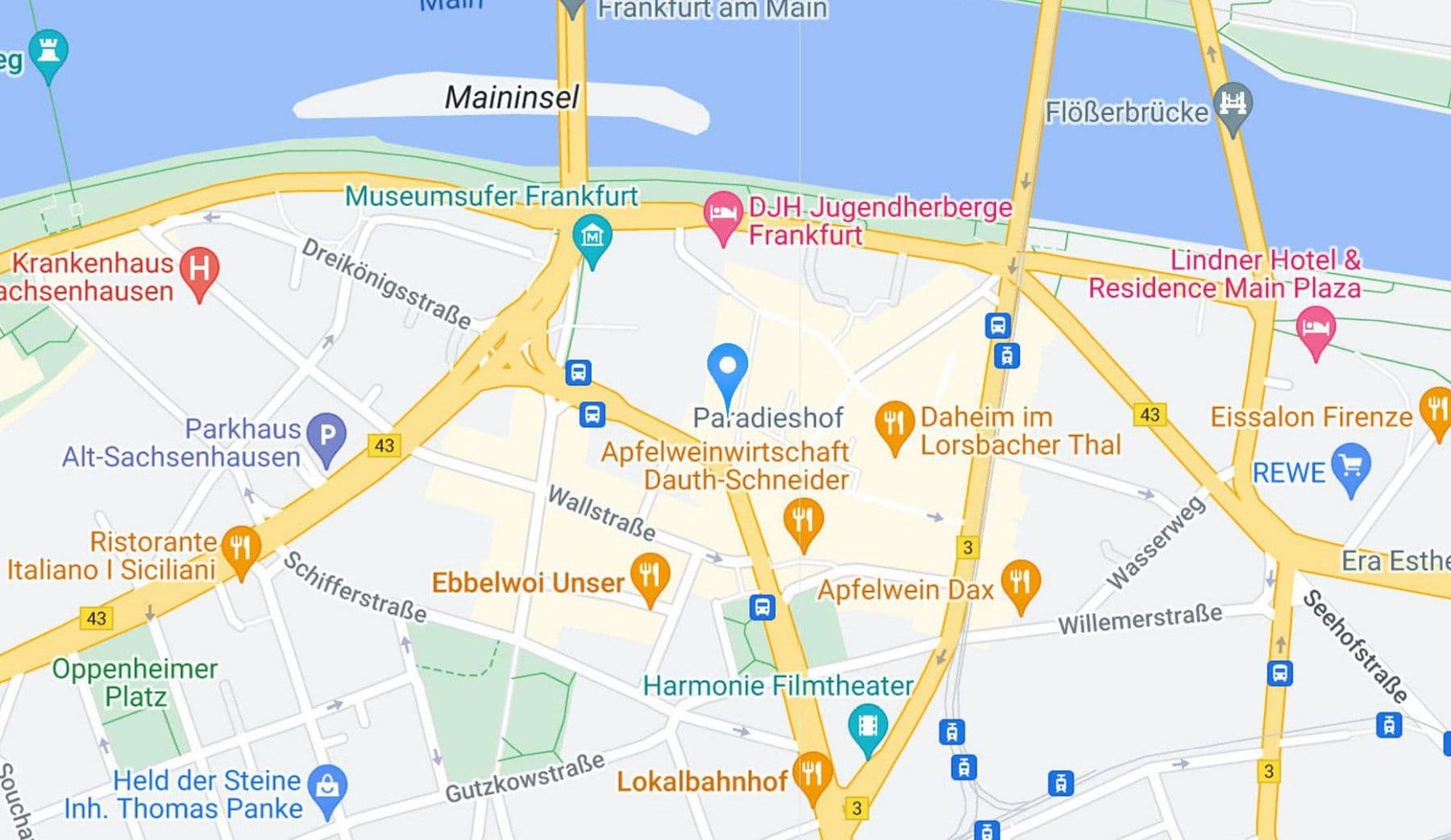 Prenájom bytu 2-izbový 55 m², Paradiesgasse 12, Frankfurt, Hesensko Prenájom bytu 2-izbový 55 m², Paradiesgasse 12, Frankfurt, Hesensko