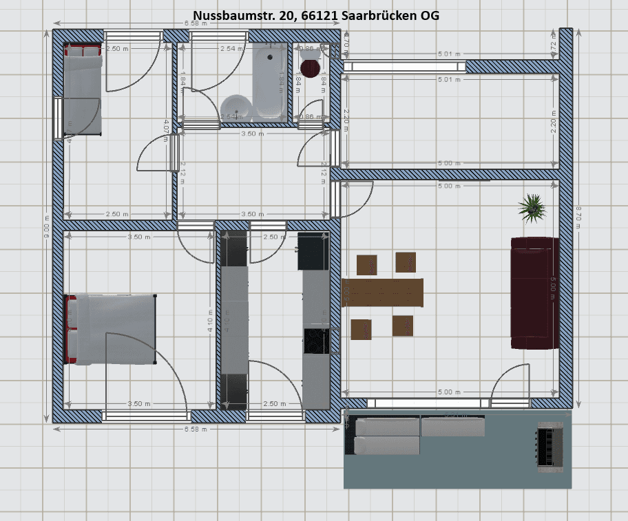 Predaj domu 160 m², pozemek 400 m², Nussbaumstraße 20, Saarbrücken, Sársko Predaj domu 160 m², pozemek 400 m², Nussbaumstraße 20, Saarbrücken, Sársko