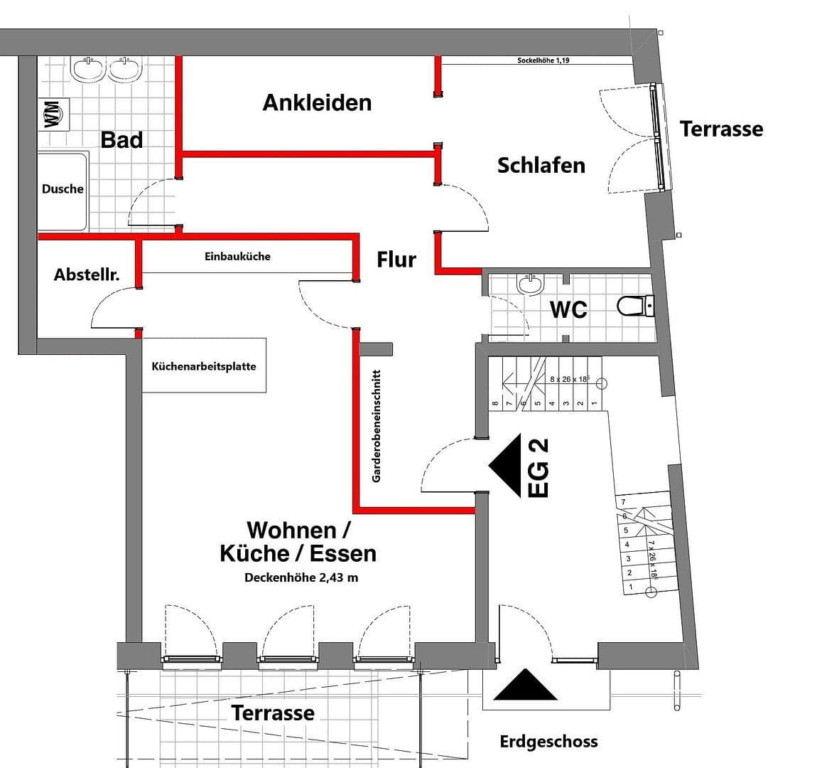 Prenájom bytu 2-izbový 90 m², Schützenstraße 5, Bad Oldesloe, Šlezvicko-Holštajnsko Prenájom bytu 2-izbový 90 m², Schützenstraße 5, Bad Oldesloe, Šlezvicko-Holštajnsko