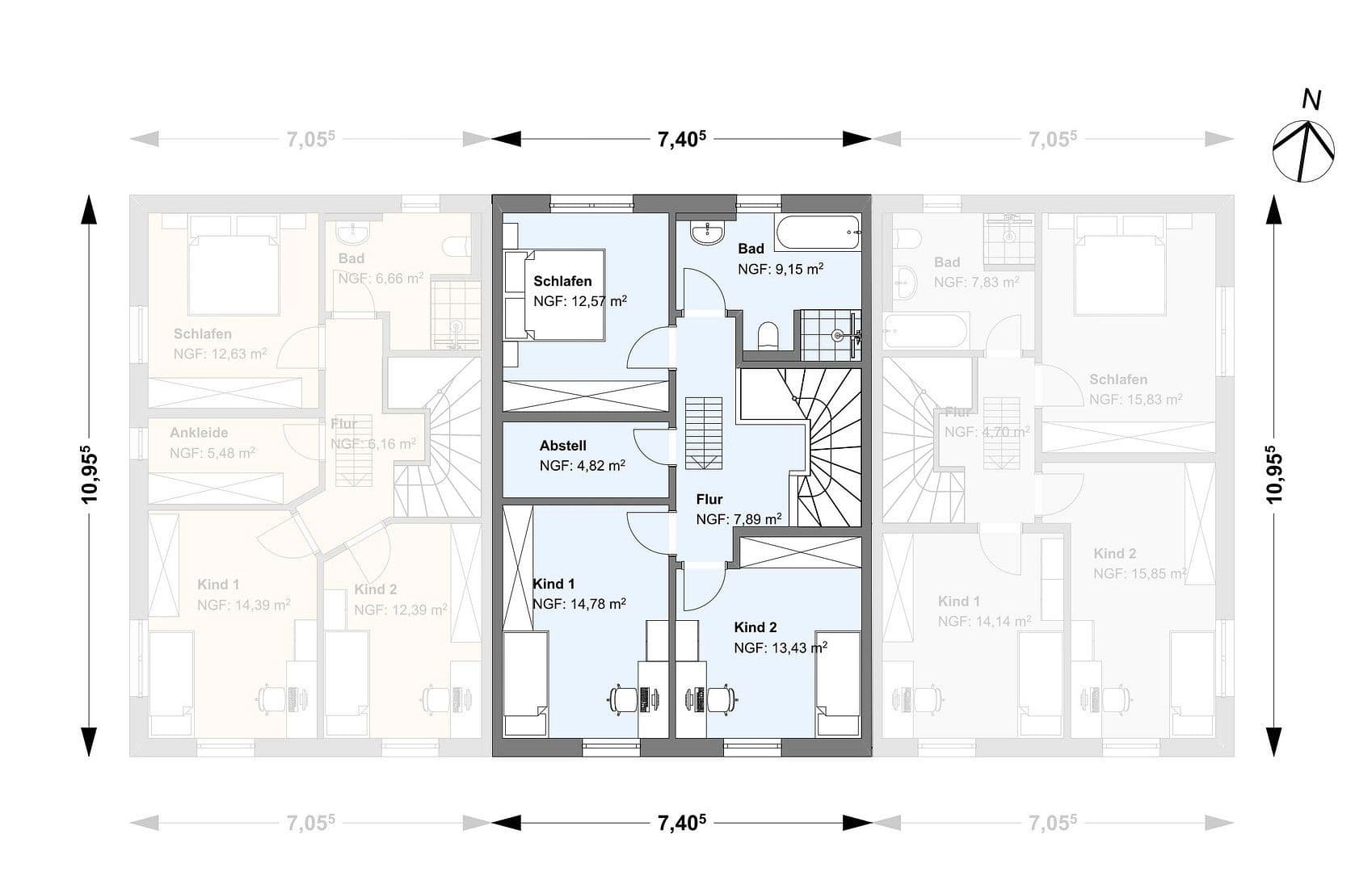 Predaj domu 127 m², pozemek 753 m², Rosdorf, Dolné Sasko Predaj domu 127 m², pozemek 753 m², Rosdorf, Dolné Sasko