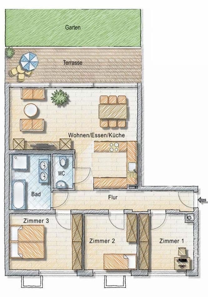 Predaj bytu 4-izbový 106 m², Ravensburg, Bádensko-Wurttembersko Predaj bytu 4-izbový 106 m², Ravensburg, Bádensko-Wurttembersko