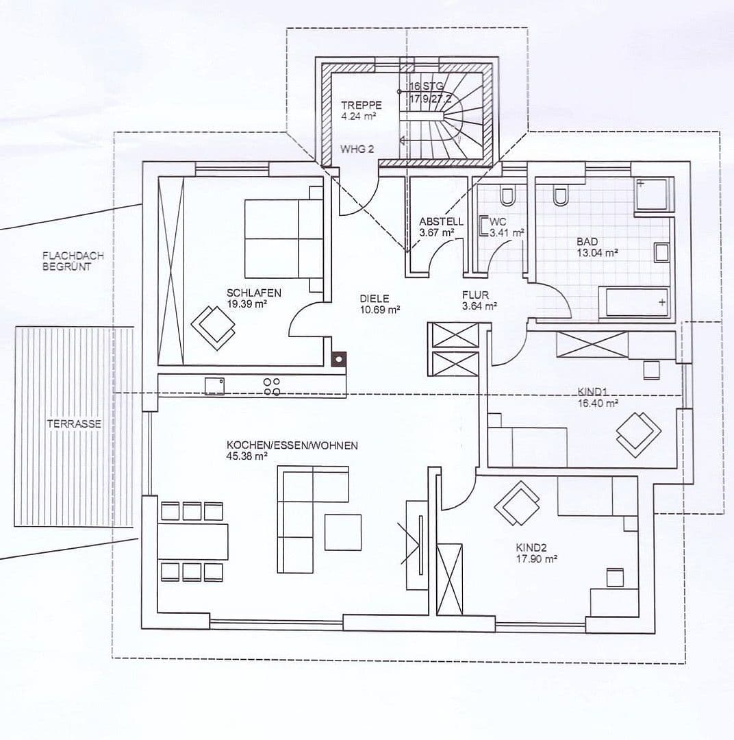 Prenájom bytu 4-izbový 149 m², Dingolfing, Bavorsko Prenájom bytu 4-izbový 149 m², Dingolfing, Bavorsko
