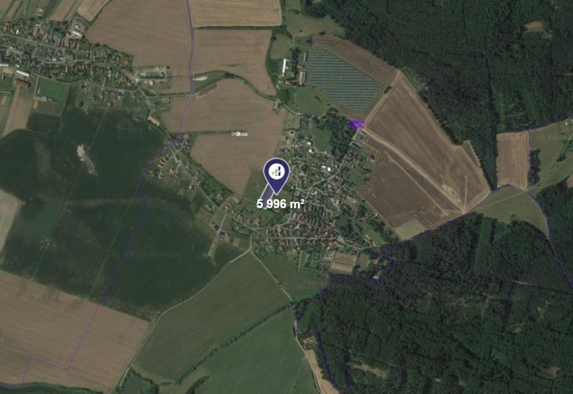 Predaj pozemku 5.996 m², Petkovy, Středočeský kraj Predaj pozemku 5.996 m², Petkovy, Středočeský kraj