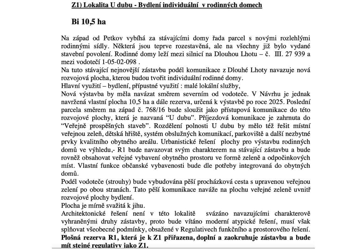 Predaj pozemku 5.996 m², Petkovy, Středočeský kraj Predaj pozemku 5.996 m², Petkovy, Středočeský kraj