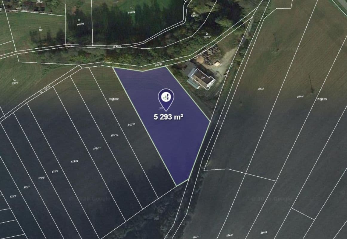 Predaj pozemku 5.293 m², Dačice, Jihočeský kraj Predaj pozemku 5.293 m², Dačice, Jihočeský kraj