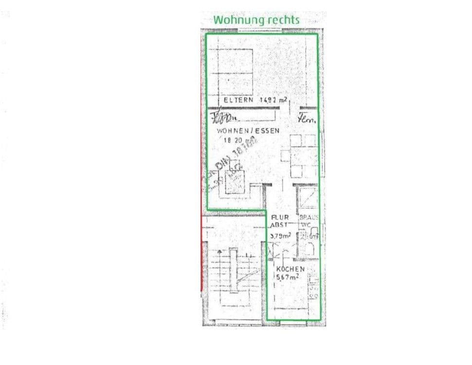Prenájom bytu 2-izbový 45 m², Steinwenden, Porýnie-Falcko Prenájom bytu 2-izbový 45 m², Steinwenden, Porýnie-Falcko