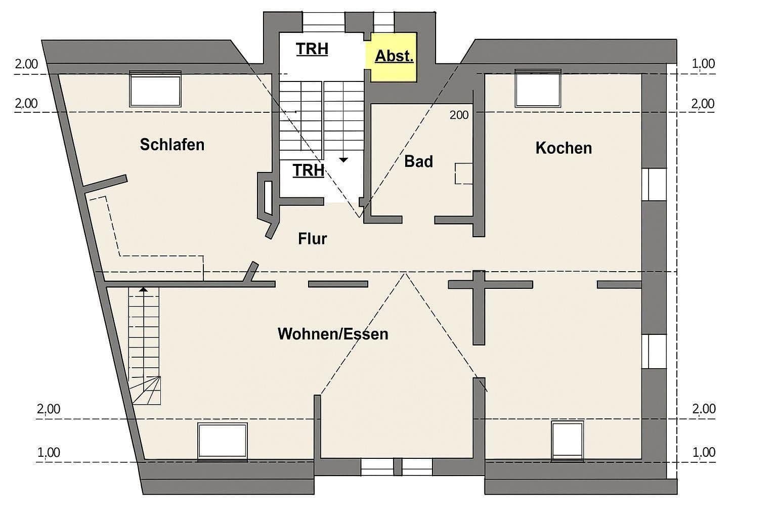 Prenájom bytu 4-izbový 130 m², Mühlheim am Main, Hesensko Prenájom bytu 4-izbový 130 m², Mühlheim am Main, Hesensko