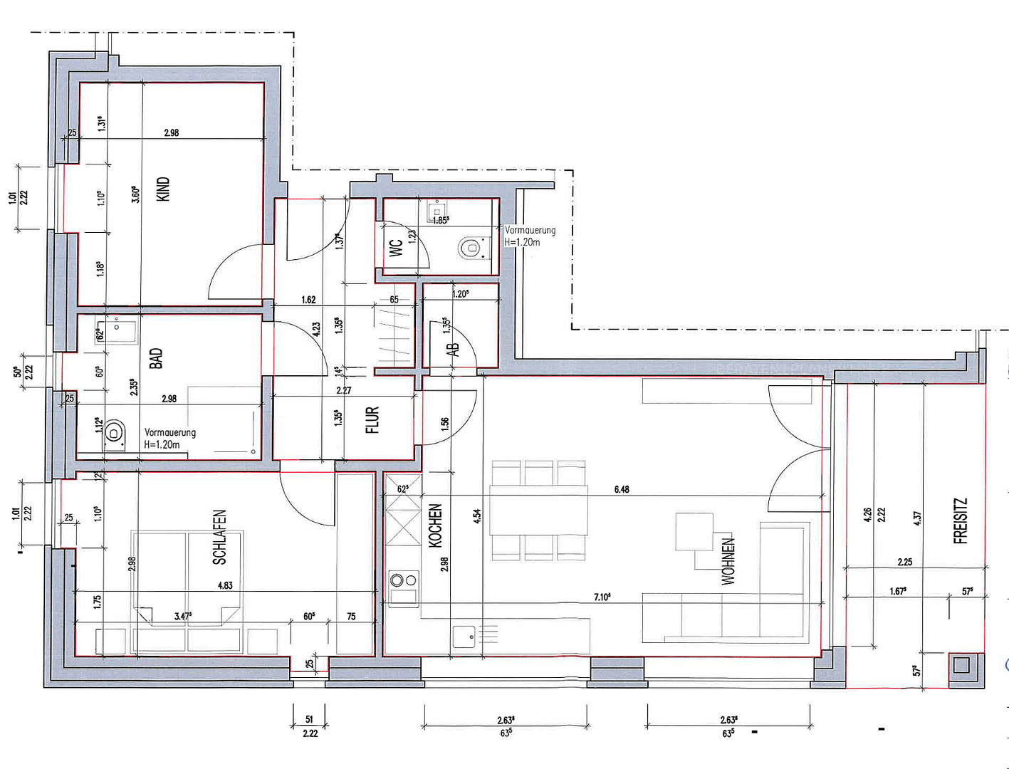 Prenájom bytu 3-izbový 83 m², Am Triftbaum 12, Rheda-Wiedenbrück, Severné Porýnie - Westfálsko Prenájom bytu 3-izbový 83 m², Am Triftbaum 12, Rheda-Wiedenbrück, Severné Porýnie - Westfálsko