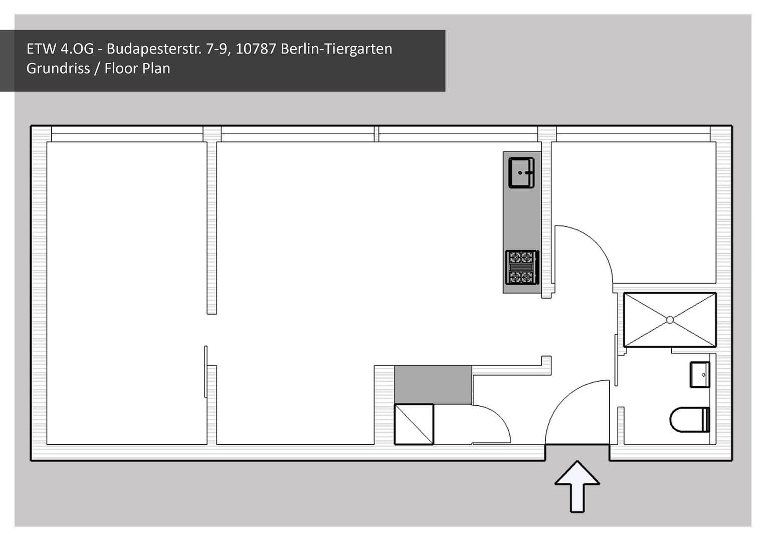 Predaj bytu 3-izbový 50 m², Budapesterstraße 7, Berlin, Berlín Predaj bytu 3-izbový 50 m², Budapesterstraße 7, Berlin, Berlín