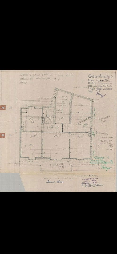 Prenájom bytu 3-izbový 63 m², Hanau, Hesensko Prenájom bytu 3-izbový 63 m², Hanau, Hesensko